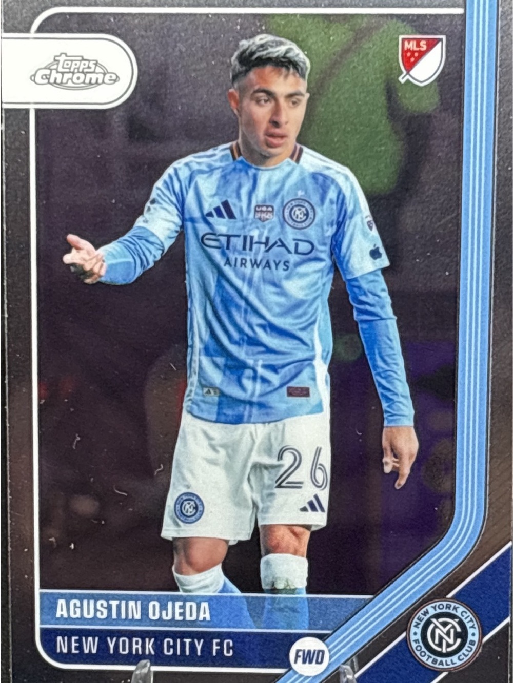 Topps Chrome Agustin Ojeda Soccer Card